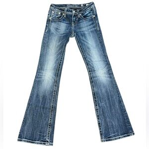 Miss Me Girls Blue Bootcut Jeans